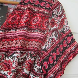Floral wrap maxi dress